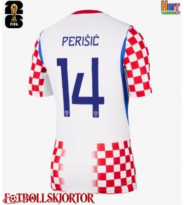 Kroatien Ivan Perisic #14 Hemmatröja VM 2026 Kortärmad